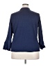 Coldwater Creek Polka Dots Blue 3/4 Sleeve Blouse Size 2X - photo 2