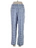 J.Jill Checkered-gingham Blue Linen Pants Size L (tall) - photo 2
