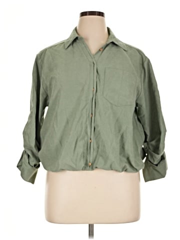 Democracy 3/4 Sleeve Blouse (view 1)