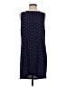 Adrienne Vittadini 100% Polyester Polka Dots Blue Casual Dress Size 4 - photo 1