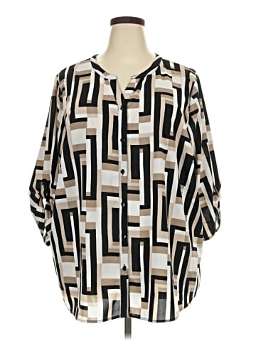 Catherines 3/4 Sleeve Blouse (view 1)