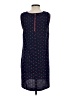 Adrienne Vittadini 100% Polyester Polka Dots Blue Casual Dress Size 4 - photo 2
