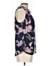 Laundry by Shelli Segal 100% Polyester Blue Sleeveless Blouse Size L - photo 4