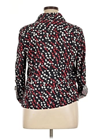 Tommy Hilfiger 3/4 Sleeve Button-Down Shirt (view 2)