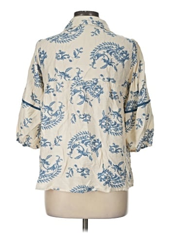 Pixi + Ivy 3/4 Sleeve Blouse (view 2)