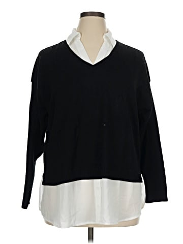 Adrianna Papell Long Sleeve Blouse (view 1)