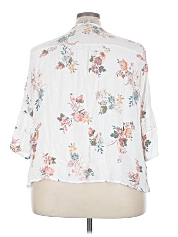 American Rag Cie 3/4 Sleeve Blouse (view 2)