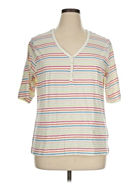 Lands' End Short Sleeve Henley