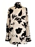 MNG Print Ivory Long Sleeve Blouse Size 2 - photo 2