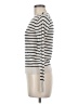 Club Monaco Stripes Ivory Turtleneck Sweater Size M - photo 5