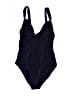 J.Crew Solid Blue One Piece Swimsuit Size 8 - photo 2