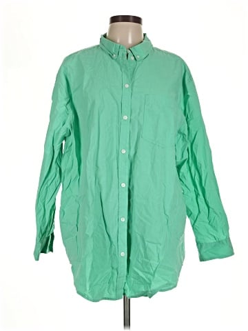 American Eagle Outfitters Long Sleeve Button-Down Shirt (view 1)