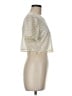 Shein 100% Polyester Ivory Short Sleeve Top Size 6 - photo 4