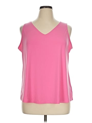 Susan Graver Sleeveless T-Shirt (view 1)
