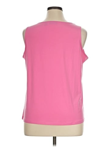 Susan Graver Sleeveless T-Shirt (view 2)
