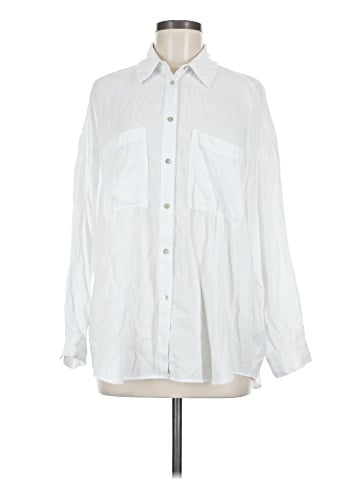 Zara Long Sleeve Button-Down Shirt (view 1)