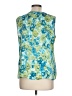 Notations 100% Polyester Green Sleeveless Blouse Size L - photo 2