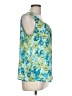 Notations 100% Polyester Green Sleeveless Blouse Size L - photo 4