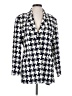 Anne Klein II Houndstooth Ivory Blazer Size 4 - photo 1