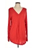 Old Navy Red Long Sleeve Blouse Size L - photo 1