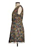 Eliot 100% Silk Paisley Yellow Casual Dress Size 4 - photo 5