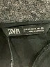 Zara 100% Cupro Black Cocktail Dress Size M - photo 7