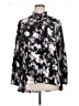 Simply Vera Vera Wang 100% Polyester Floral Black 3/4 Sleeve Blouse Size XL - photo 1