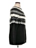 Talbots Chevron-herringbone Black Pullover Sweater Size 1X - photo 4