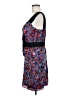 BCBGeneration 100% Polyester Print Blue Cocktail Dress Size M - photo 5