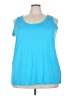 Just My Size 100% Polyester Blue Sleeveless T-Shirt Size 4X Plus - photo 1