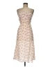 Intermix 100% Silk Floral Pink Cocktail Dress Size 6 - photo 1