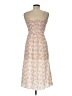 Intermix 100% Silk Floral Pink Cocktail Dress Size 6 - photo 2