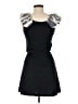 Thread Social Solid Black Cocktail Dress Size M - photo 2