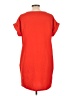 First Love Solid Orange Casual Dress Size L - photo 2