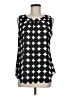 Van Heusen 100% Polyester Black Sleeveless Blouse Size M - photo 1