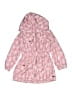 Unbranded 100% Polyester Hearts Pink Raincoat Size 3T - photo 1