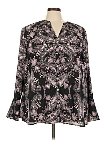 Foxcroft Long Sleeve Blouse (view 1)