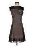 Max and Cleo 100% Polyester Brown Cocktail Dress Size 2 - photo 1