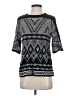 Forever 21 Gray 3/4 Sleeve Top Size S - photo 1