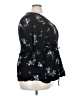 Chelsea Studio 100% Rayon Black 3/4 Sleeve Blouse Size 22 - photo 4