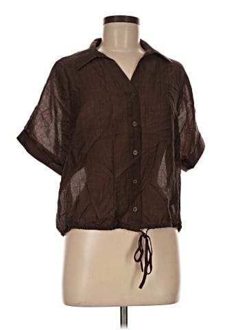 Adrianna Papell Short Sleeve Blouse (view 1)