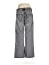 Zara Chevron-herringbone Silver Jeans Size 10 - photo 2