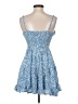 Assorted Brands 100% Rayon Blue Casual Dress Size S - photo 2