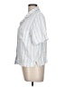 Buffalo by David Bitton Stripes Blue Short Sleeve Blouse Size L - photo 5