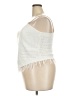 No Boundaries 100% Acrylic Ivory Sleeveless Blouse Size 21 - photo 5