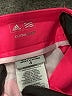 Adidas 100% Polyester Solid Pink Shorts Size 4 - photo 3