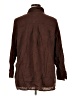 Old Navy Solid Brown Long Sleeve Button-Down Shirt Size XL Petite - photo 2