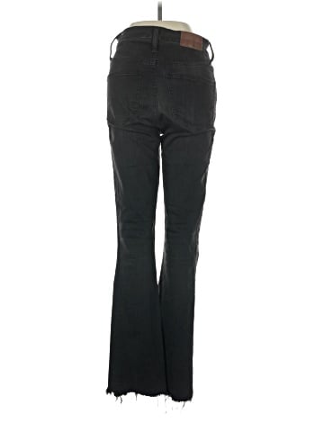 Madewell Tall Cali Demi-Boot Jeans in Berkeley Black: Chewed-Hem Edition (view 2)