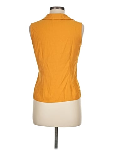 Impressions Sleeveless Button-Down Shirt (view 2)
