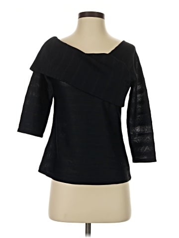 Blue Tassel 3/4 Sleeve Top (view 1)